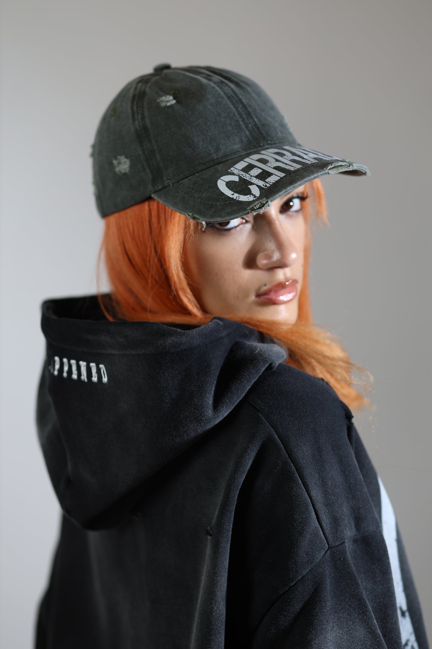 Distressed grey CERRADO Dad cap