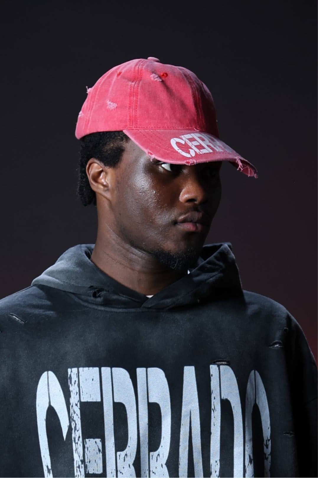 Distressed red CERRADO Dad cap