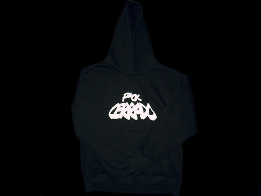 “F*ck CERRADO” black oversized hoodie